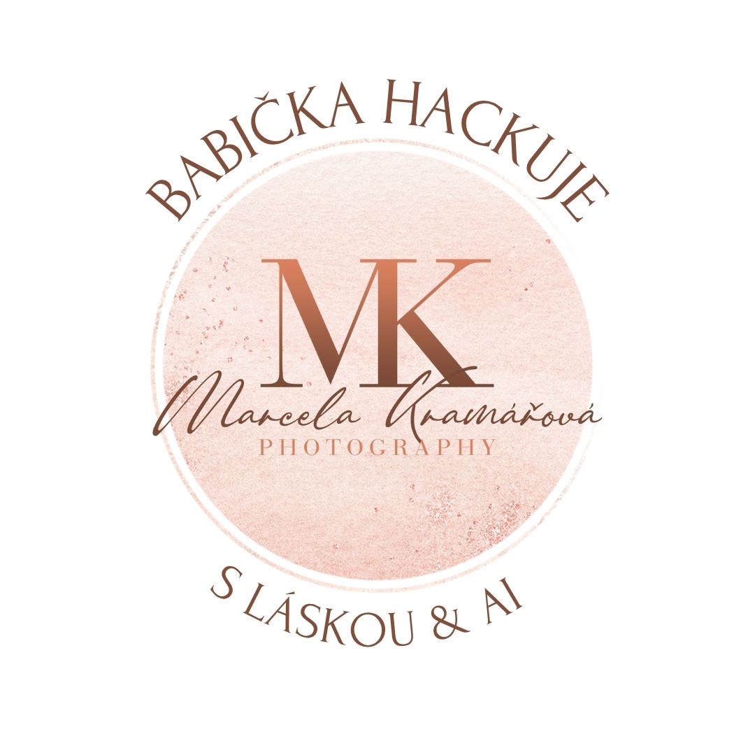 Logo projektu Babička hackuje od Marcely Kramářové, fotografky z Čechyně u Rousínova