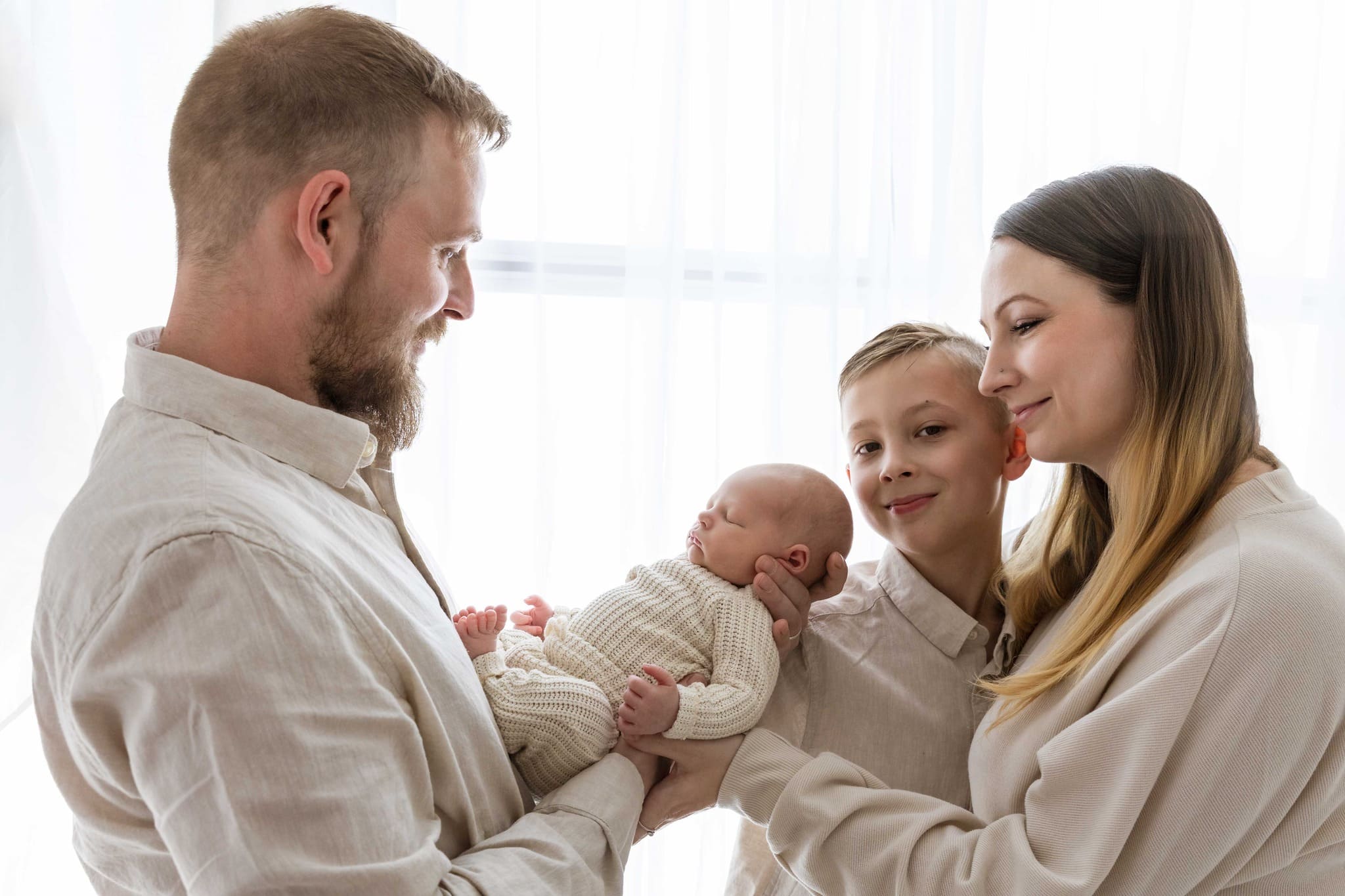 Klidné newborn focení, bez stresu, Brno