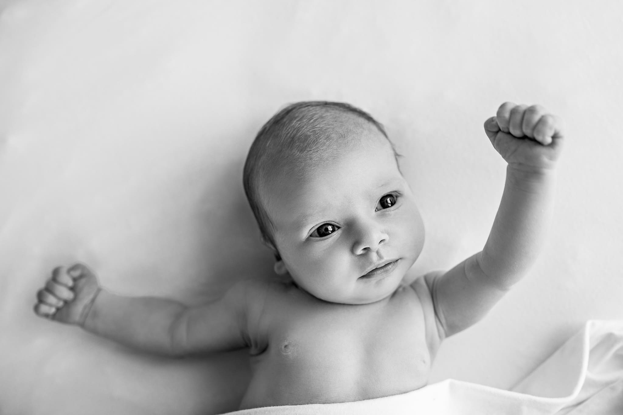 Newborn portrét s rodiči, ateliér u Brna