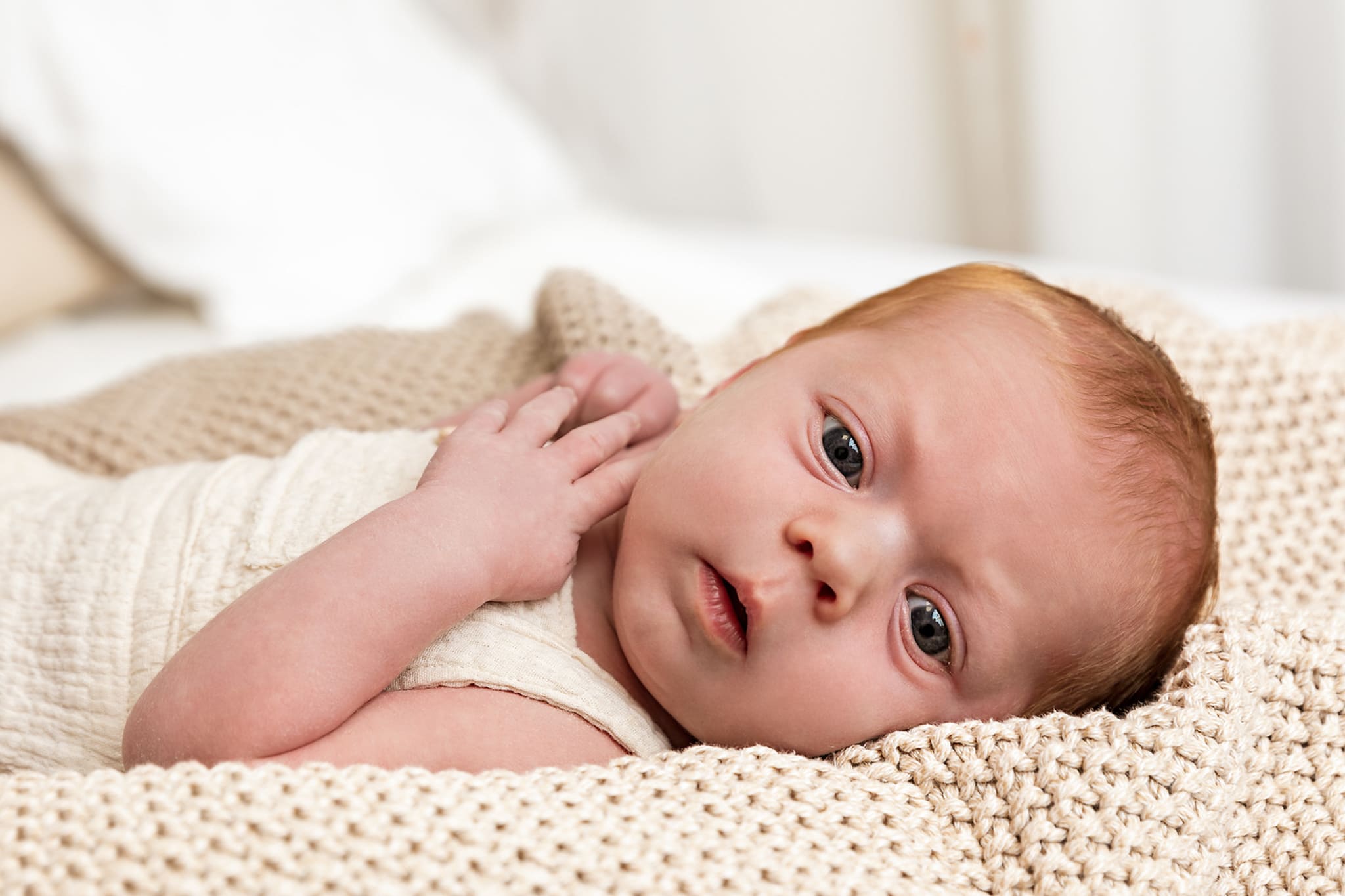Klidné newborn focení, bez stresu, Brno