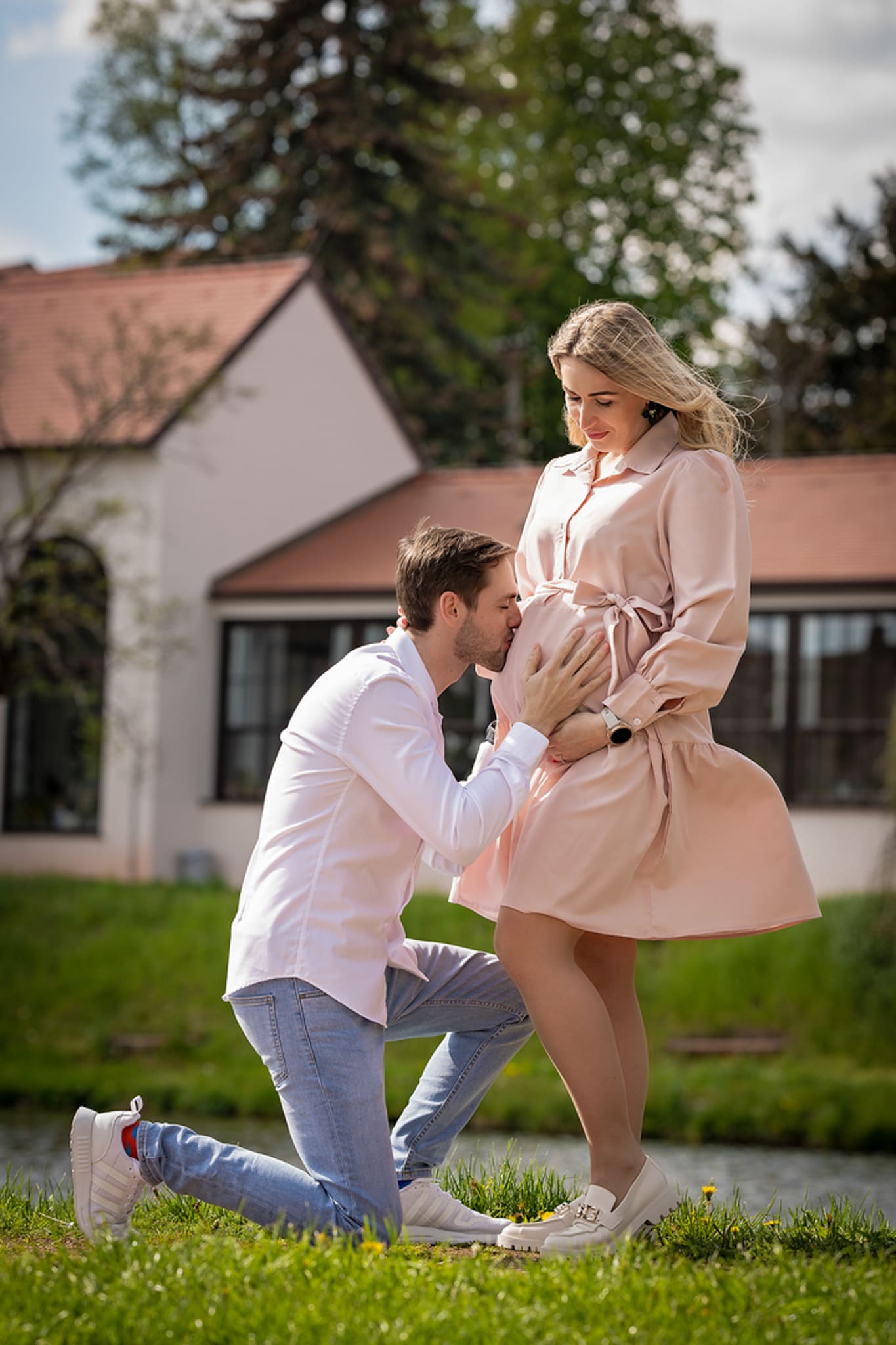 Maminka v očekávání, fotografka Marcela Kramářová Brno